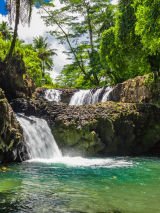 Chasing Waterfalls in Samoa with return airfares