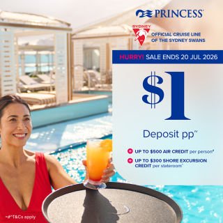 Princess Cruises Book on Plus & Spend on Us
