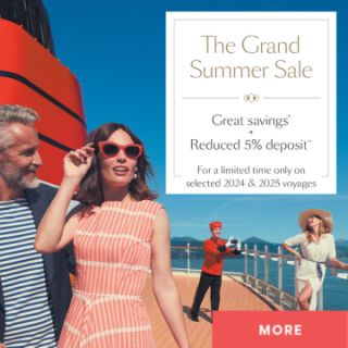 Cunard – The Grand Summer Sale