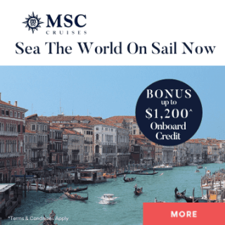 MSC Cruises – Sea the World Sail on Now