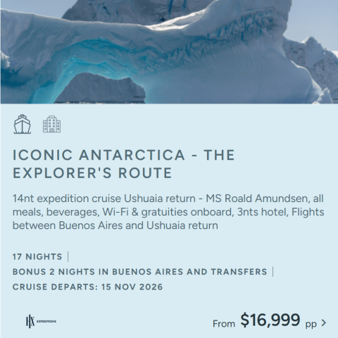 Iconic Antarctica - The Explorer's Route