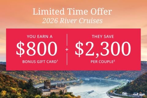 SAVE up to $2,300 per couple on select 2026 Trafalgar River Cruises